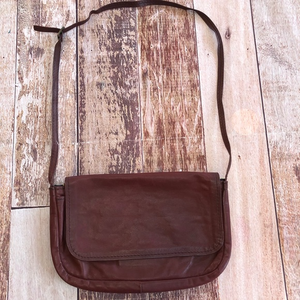 William Teague leather maroon ‎ bag vintage